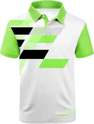 V VALANCH Mens Polo Shirts Short Sleeve Moisture Wicking Golf Tennis Polo Casual Shirts