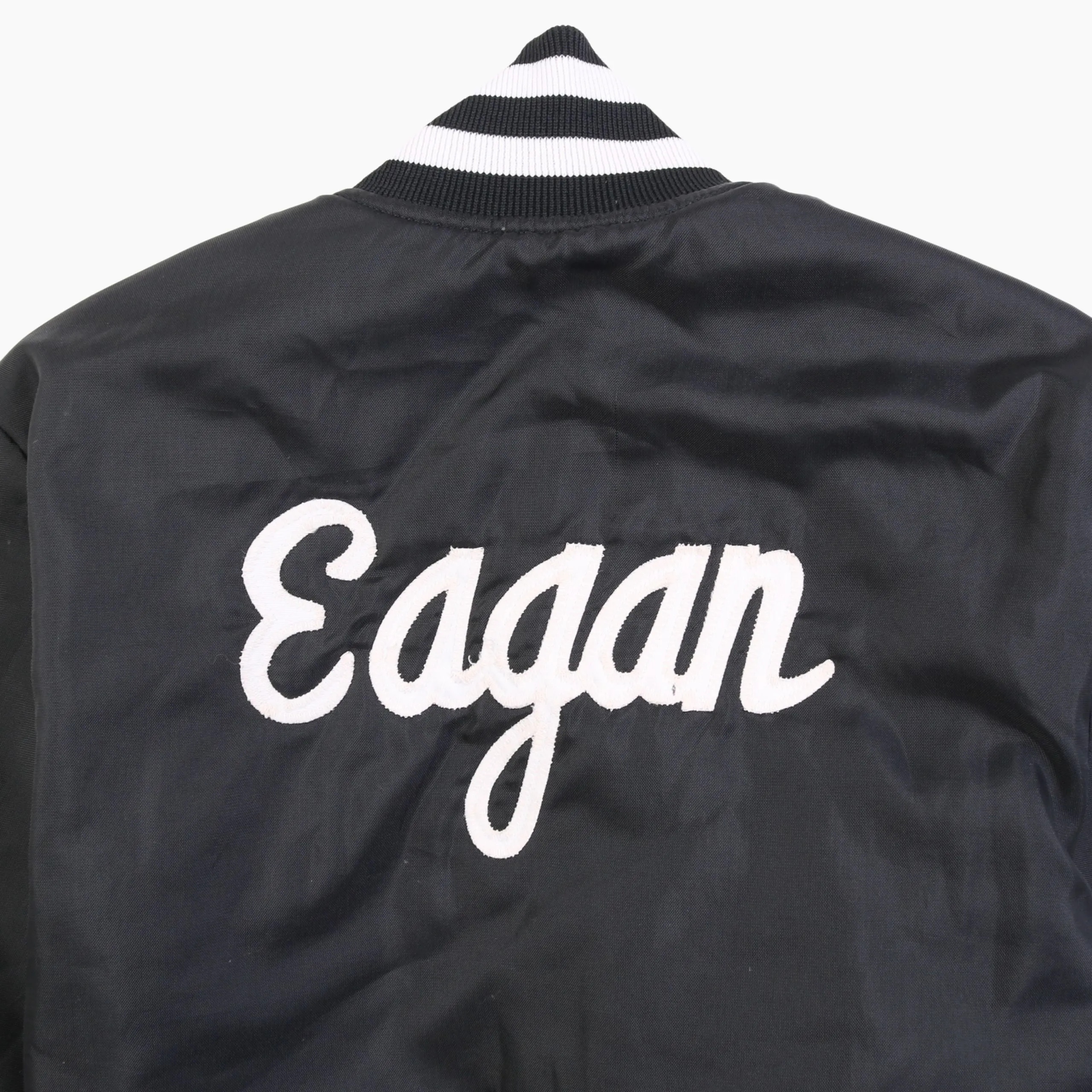 Vintage 'Eagan' Satin Bomber Jacket