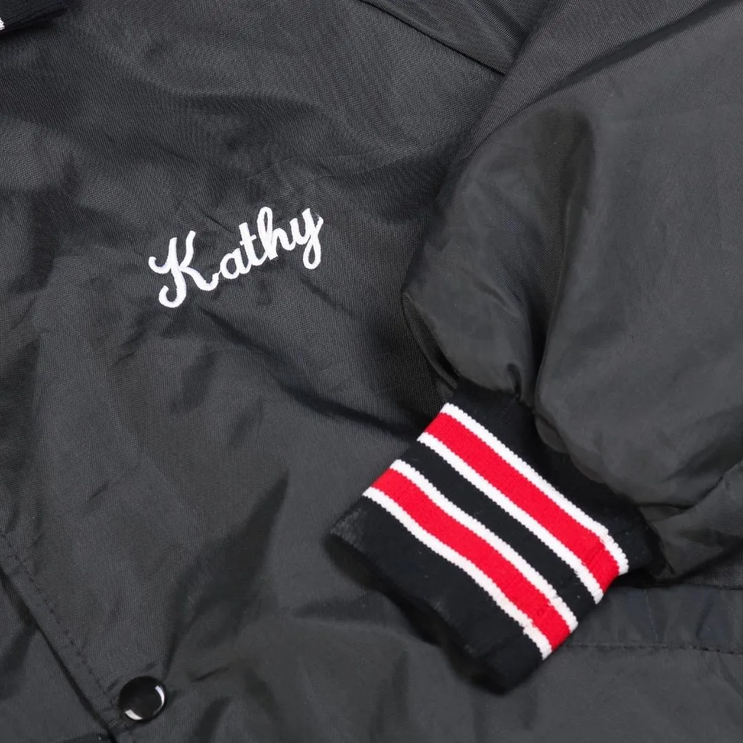 Vintage 'Kathy' Satin Bomber Jacket