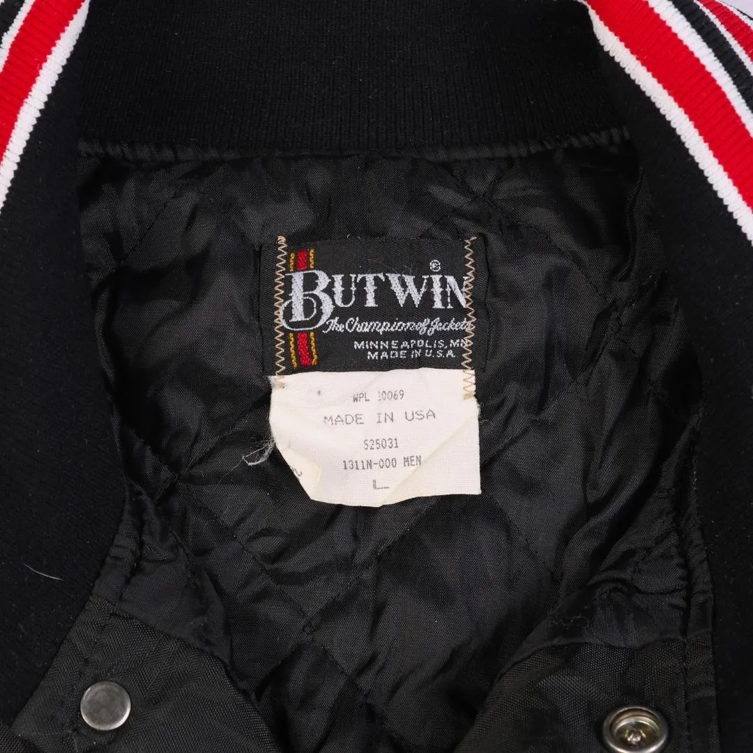 Vintage 'Kathy' Satin Bomber Jacket