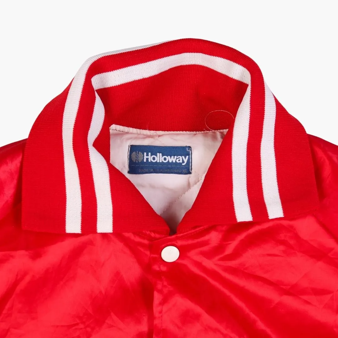 Vintage 'Pleasanton' Satin Bomber Jacket