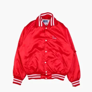 Vintage 'Pleasanton' Satin Bomber Jacket