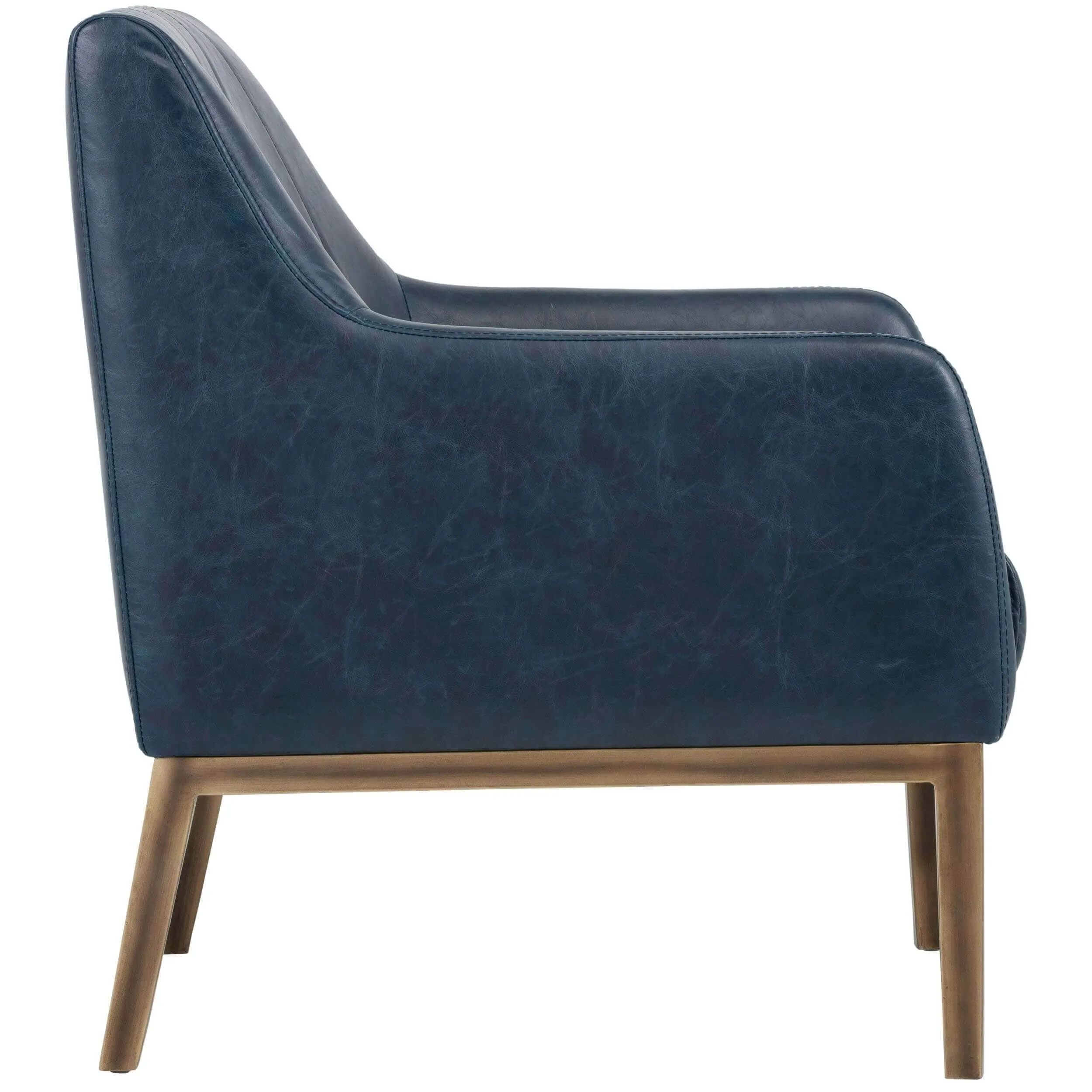 Wolfe Lounge Chair, Vintage Blue