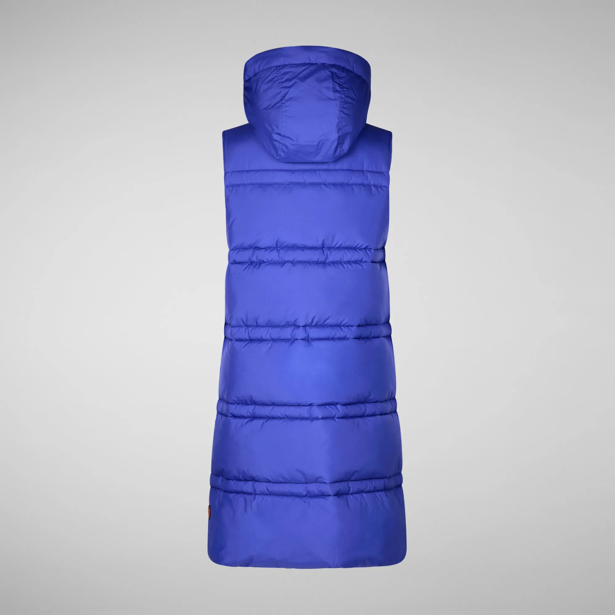 Women's hooded vest Judee in gentian blue